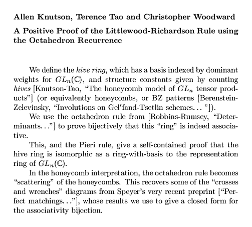 Plain TeX source file for the abstract.