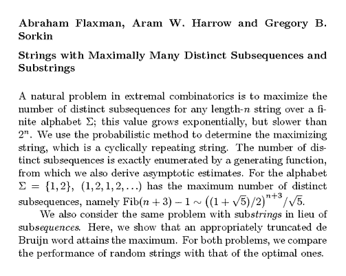 Plain TeX source file for the abstract.