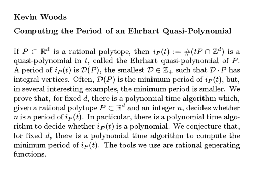 Plain TeX source file for the abstract.