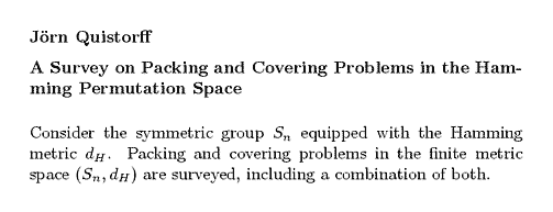 Plain TeX source file for the abstract.