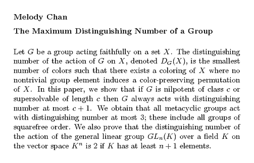 Plain TeX source file for the abstract.