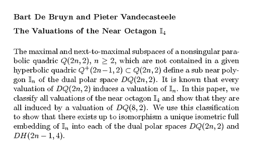 Plain TeX source file for the abstract.
