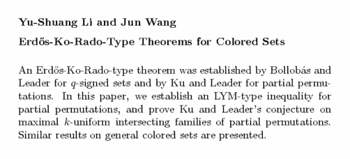 Plain TeX source file for the abstract.