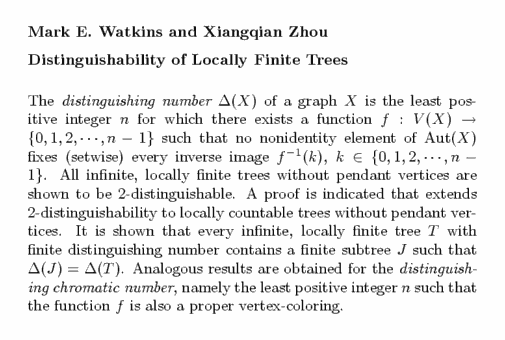 Plain TeX source file for the abstract.