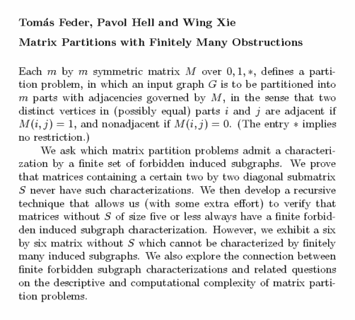 Plain TeX source file for the abstract.