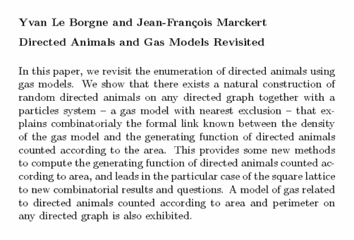 Plain TeX source file for the abstract.