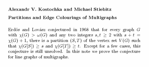 Plain TeX source file for the abstract.