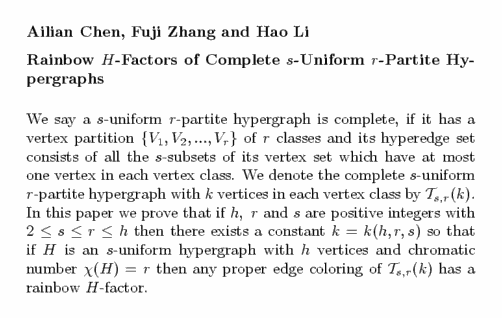 Plain TeX source file for the abstract.