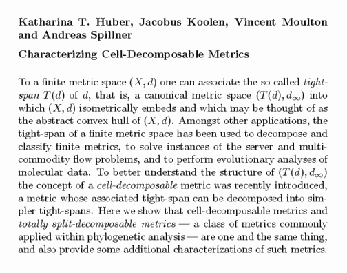 Plain TeX source file for the abstract.