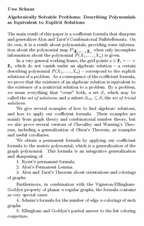 Plain TeX source file for the abstract.