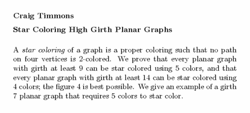 Plain TeX source file for the abstract.