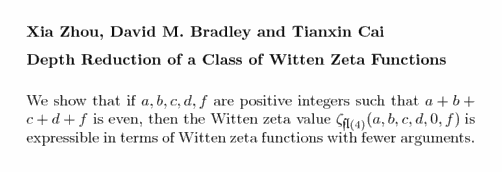 Plain TeX source file for the abstract.