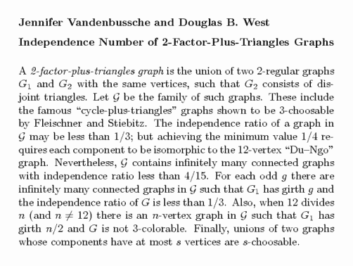 Plain TeX source file for the abstract.