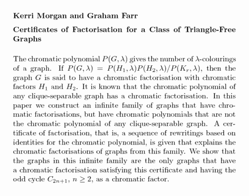 Plain TeX source file for the abstract.