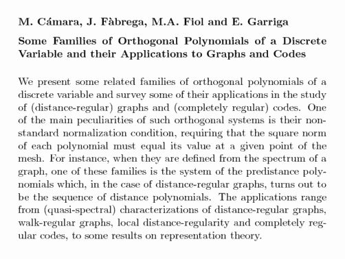 Plain TeX source file for the abstract.