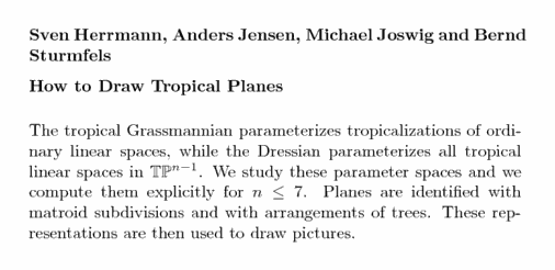 Plain TeX source file for the abstract.