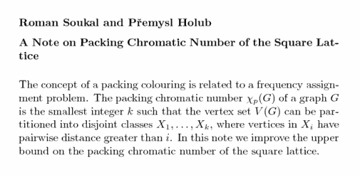 Plain TeX source file for the abstract.