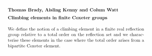 Plain TeX source file for the abstract.