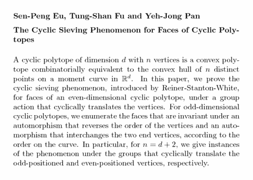 Plain TeX source file for the abstract.