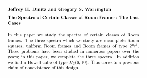 Plain TeX source file for the abstract.