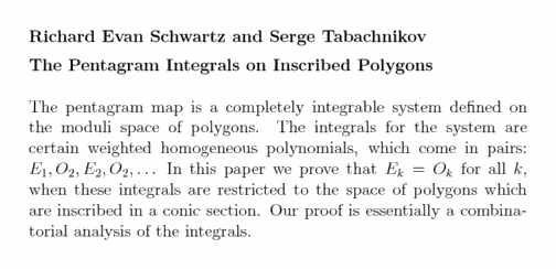 Plain TeX source file for the abstract.