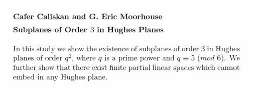 Plain TeX source file for the abstract.