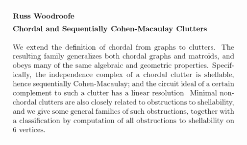 Plain TeX source file for the abstract.