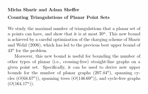 Plain TeX source file for the abstract.