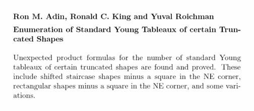 Plain TeX source file for the abstract.