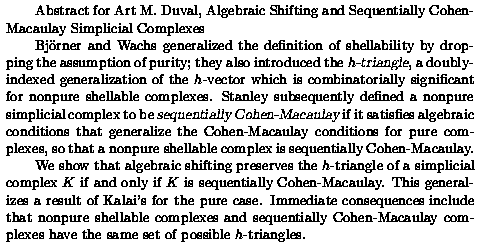 Plain TeX source file for the abstract.