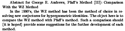 Plain TeX source file for the abstract.