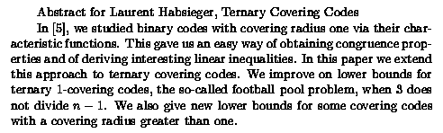 Plain TeX source file for the abstract.