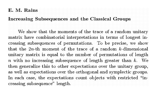 Plain TeX source file for the abstract.