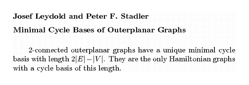 Plain TeX source file for the abstract.