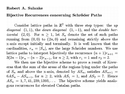 Plain TeX source file for the abstract.