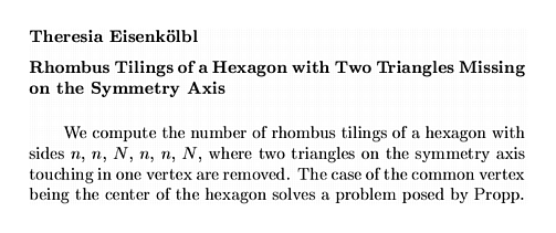 Plain TeX source file for the abstract.