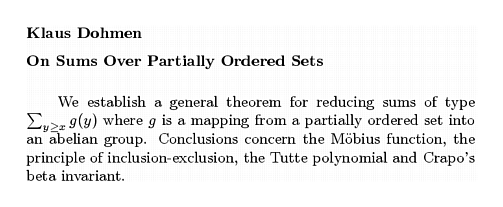 Plain TeX source file for the abstract.