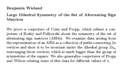 Plain TeX source file for the abstract.