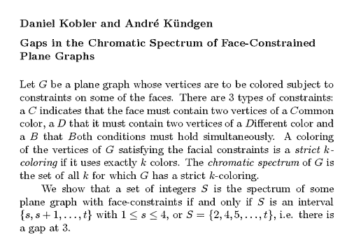 Plain TeX source file for the abstract.