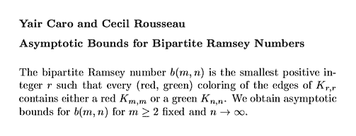 Plain TeX source file for the abstract.
