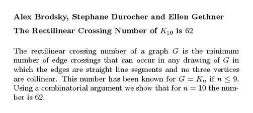 Plain TeX source file for the abstract.