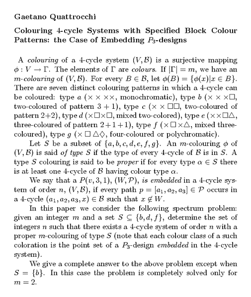 Plain TeX source file for the abstract.