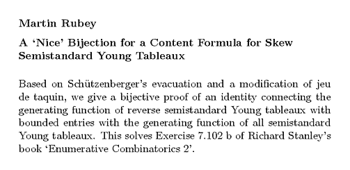 Plain TeX source file for the abstract.