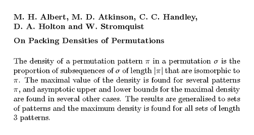 Plain TeX source file for the abstract.