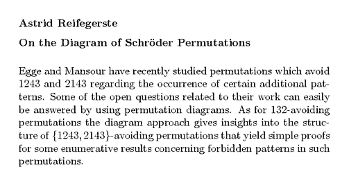 Plain TeX source file for the abstract.